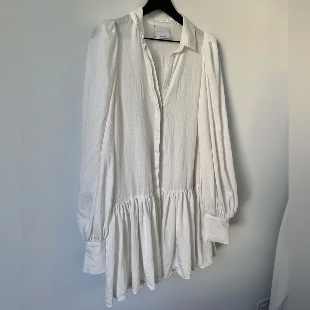 Acler Sherwood Dress in White - Size S - Picture 13 of 13